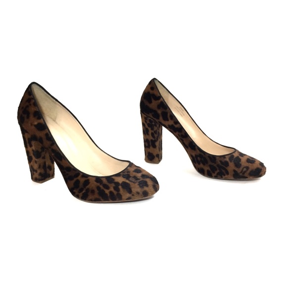 - SOLD - J. Crew Collection Leopard Calf Hair Pump - Picture 3 of 8